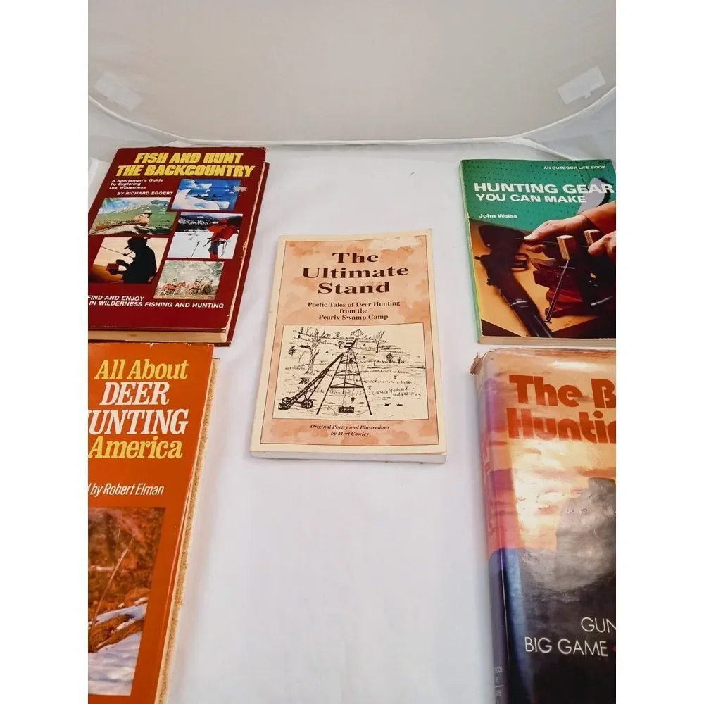 Deer Hunting Lot of 5 - Fish and‎ Hunt the Backcountry 1978 First Edition & More